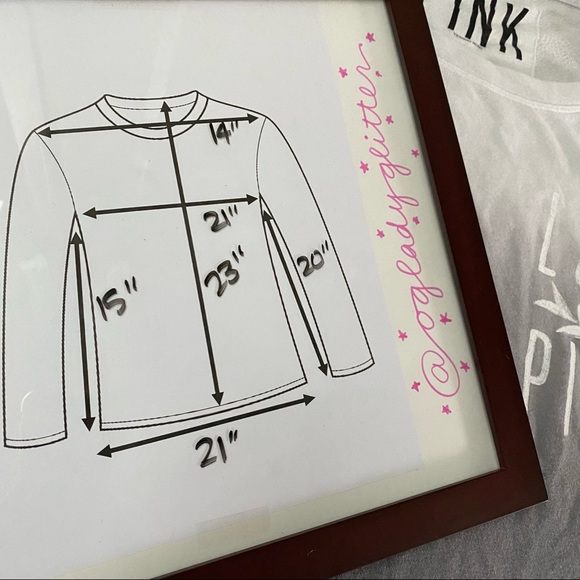 PINK White & Grey Ombre Slouchy Sweatshirt - Picture 3 of 10